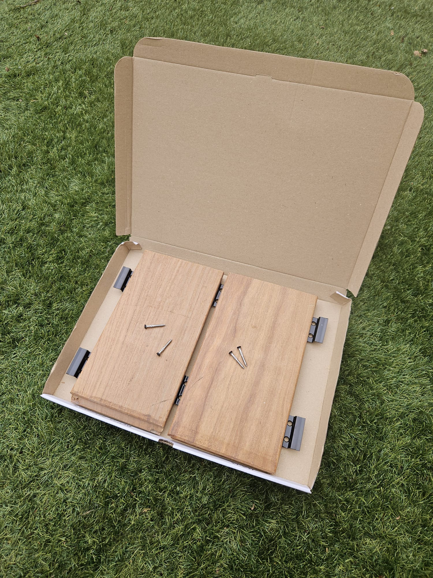 Proefmonster doos de luxe vlonderplanken