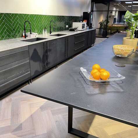 Stalen keuken project showroom