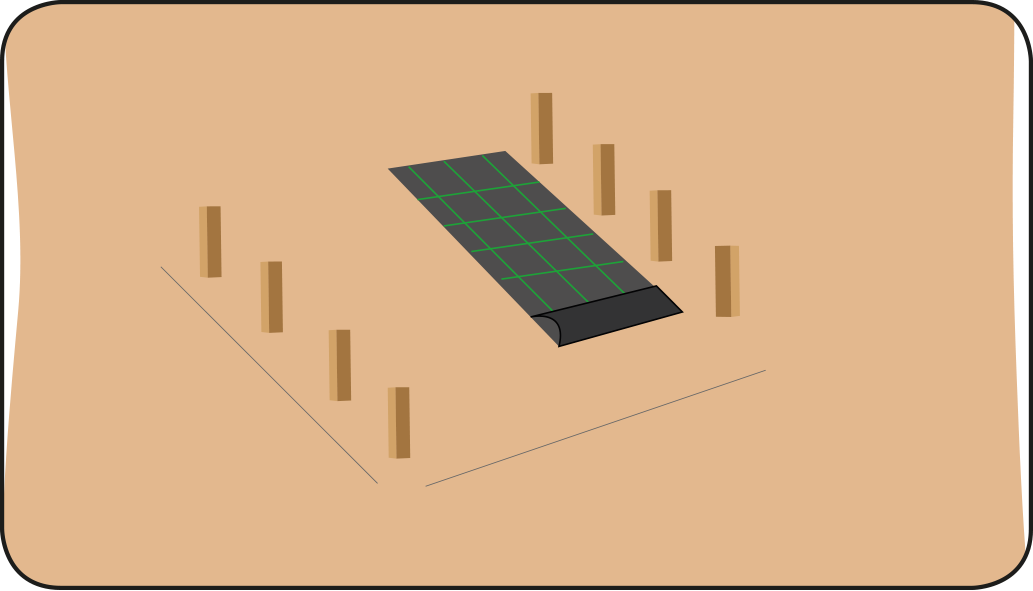 Worteldoek - Vlonder maken