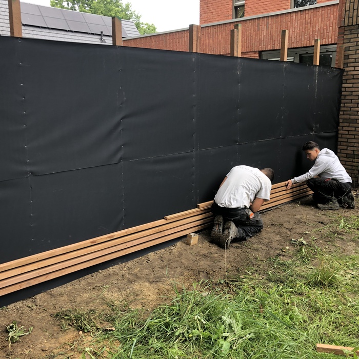 Epdm doek voor je moderne schutting