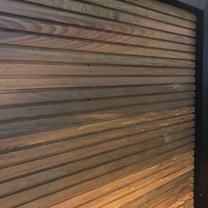 Ipe tripple model - moderne schutting