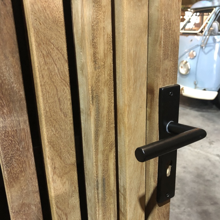 Zichtdichte Ipé Tuinpoort