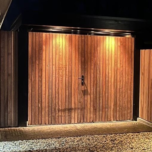Moderne Dubbele Poort Ipé Hardhout
