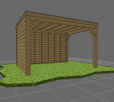 Discount overkapping Anton 2 wanden 