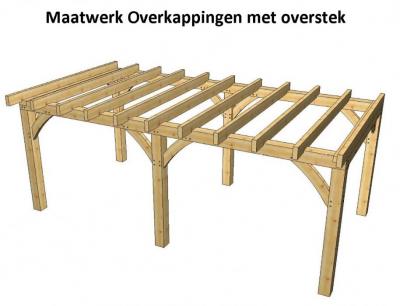 Maatwerk overkappingen met overstek Maatwerk overkappingen met overstek
