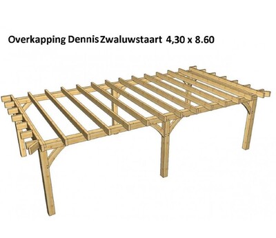Overkapping dennis met zwaluwstaart
