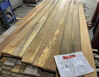 Lamellen - Restpartij/outlet - 2.1 x 9.0 cm (13st - 1.80 + 84st - 90 cm) - Partij 7