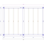 Dakplan moderne zwarte veranda Anton