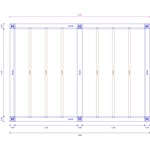 Dakplan moderne zwarte veranda Anton