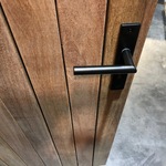 Detail Ipé 9 cm Lamellen Poort