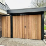 Dubbele Ipé Tuinpoort Lamellen