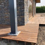 Hardhouten vlonderplanken van ipe hout