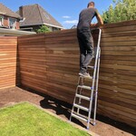 Luxe Ipe Hardhout Schutting inclusief bijpassende Poort