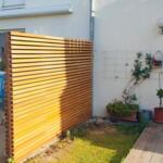 Lamellen schutting Ipe | geluidsscherm of geluidswerende schutting | balkjes