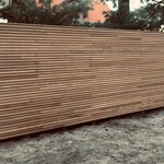 ipe tripple moderne schutting
