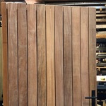 Brede Ipé Lamellen Poort 9 cm