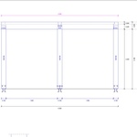 Moderne zwarte overkapping dennis 4.5 x 6.0 m1