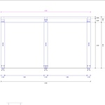 Moderne zwarte overkapping dennis 4.5 x 6.0 m1