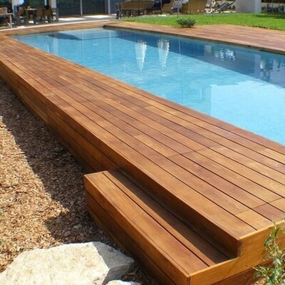Ipe hardwood compared with Cumaru Comparison between Ipe hardwood and Cumaru decking boards