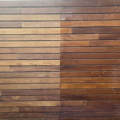 Olie opbrengen voed het hout en blijft ipe lang mooi stabiel en op kleur