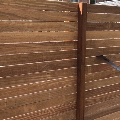 Premium hardwood posts for decking and fencing construction