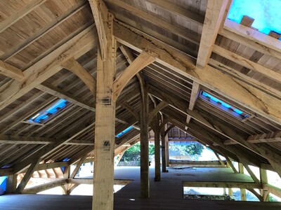 Luxe maatwerk overkapping in eiken of douglas hout