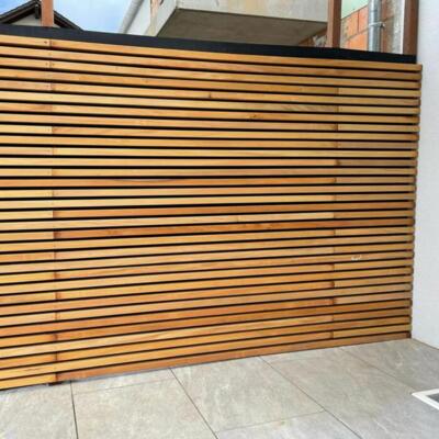 Lamellen schutting Lamellen schutting